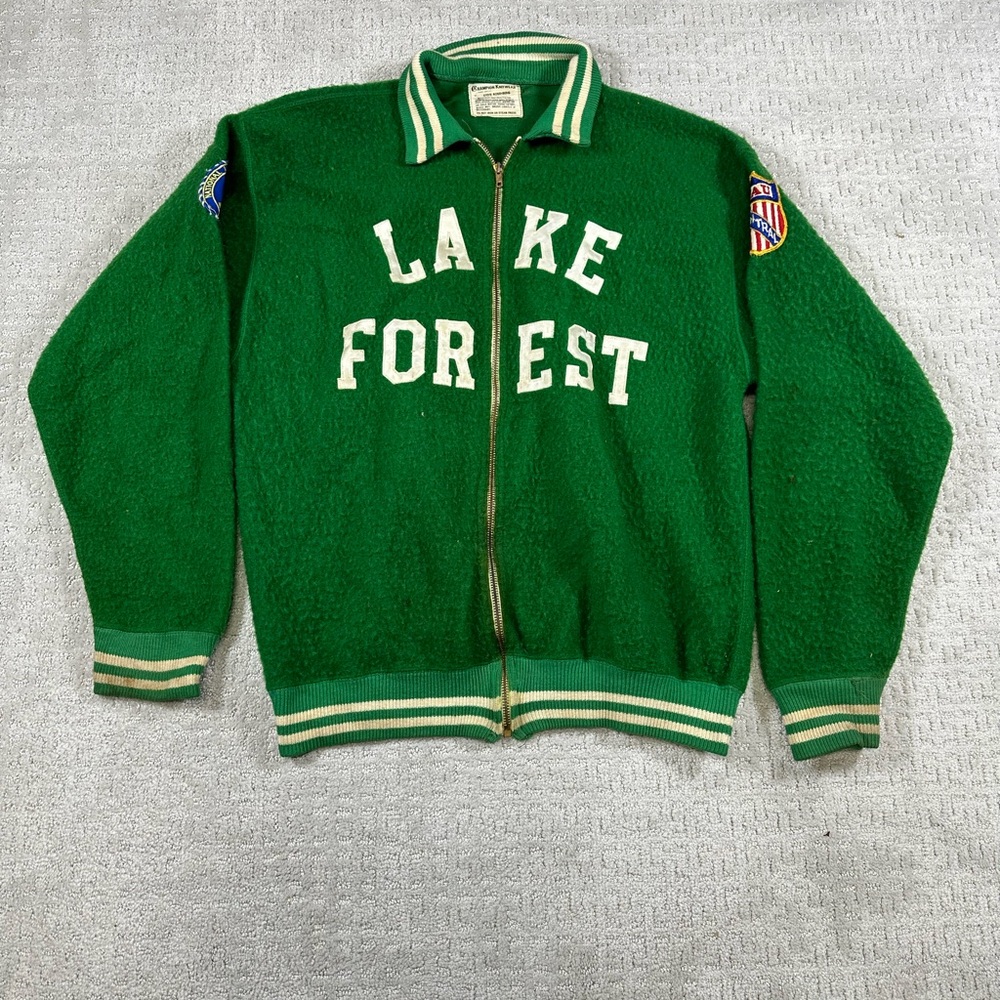 60s Champion Nylon Pile Sweat Parka